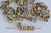 Diablo Gold Crystal Amber 00030-26441 Czech Glass Bead x 10g
